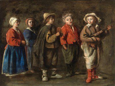 Antoine Le Nain - De unga musikerna, ca 1640 av Le Nain Brothers