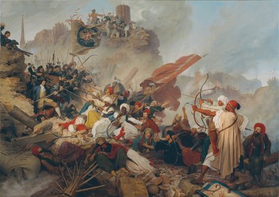 Turkarnas storm på lejonbastionen av Leander Russ
