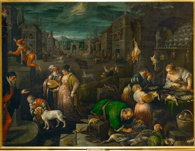 Februari månad (målning på duk) av Leandro da Ponte Bassano