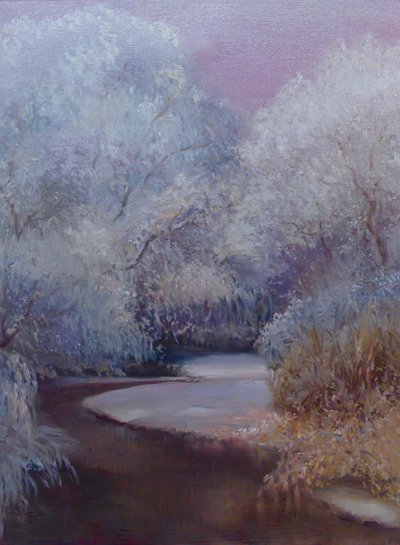 Frosting, 2019 (olja på duk) av Lee Campbell