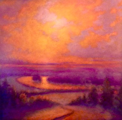 Thames Glow, 2023 av Lee Campbell