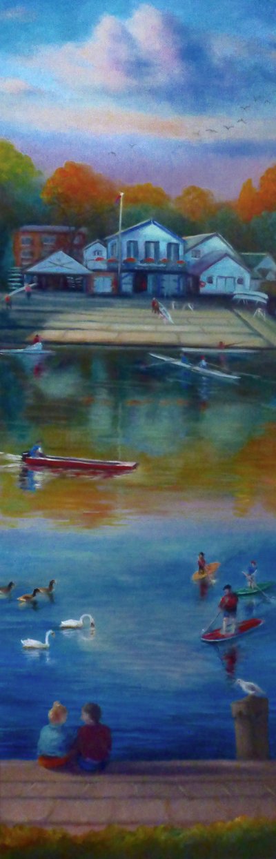 Twickenham morgon, 2020 av Lee Campbell