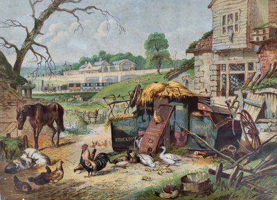 Förflutet och nutid, ca 1860 (trägravyr på papper) av Leighton Bros