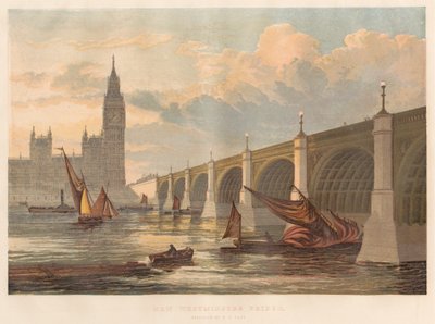 New Westminster Bridge, designad av P. N. Page av Leighton Brothers