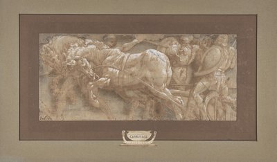 Triumfscen, 1511-87. av Lelio Orsi