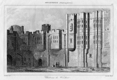 Windsor Castle, Berkshire, 1800-talet av Lemaitre