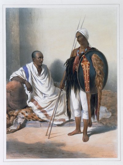 Abessinier präst och krigare, 1848 av Lemoine