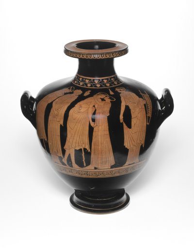 Hydria, eller vattenburk, 460-450 f.Kr av Leningrad Painter