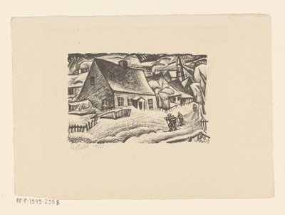 Altenberg (Ertsgebergte) (originaltitel på objekt) av Leo Gestel (signed by artist)