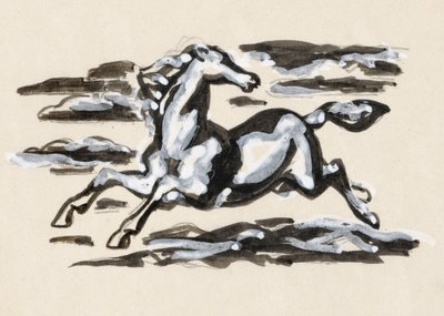 Galopperande häst av Leo Gestel