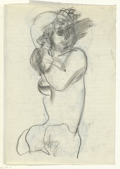 Naken kvinna av Leo Gestel