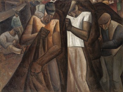 Nettendragers, ca 1924 (olja på duk) av Leo Gestel