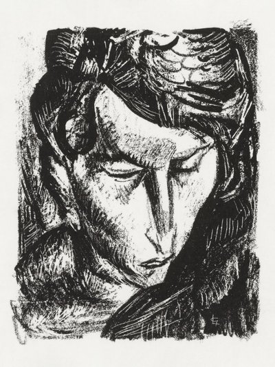 Porträtt av en okänd kvinna (ca 1891–1941) av Leo Gestel