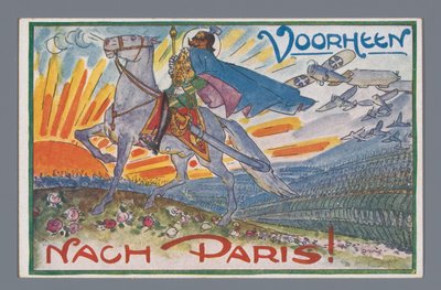 Förut, nach Paris! (titel på objekt) av Leo Gestel