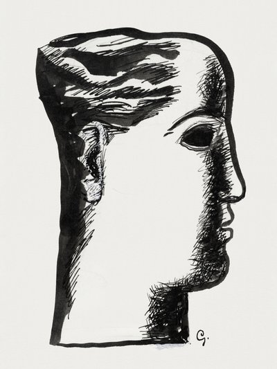 Kvinnans huvud (ca 1891–1941) av Leo Gestel