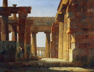 Poseidons tempel i Paestum av Leo von Klenze