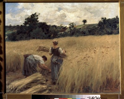 Skördemännen. (Reapers). Målning av Leon Augustin Lhermitte (1844-1925). Fransk konst, realism. Pushkin Museum of Fine Arts, Moskva av Leon Augustin Lhermitte