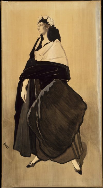 Ida Rubinstein - Porträtt av den ryska dansaren Ida Rubinstein av Leon Bakst