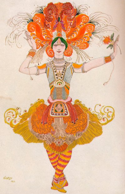 Firebird, 1922, 1923 av Leon Bakst
