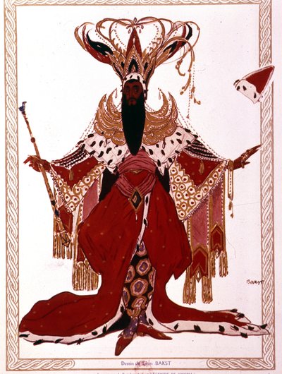 Richard Strauss "Legenden om Josef" Parisoperan, maj 1914. Kostym av Leon Bakst av Leon Bakst