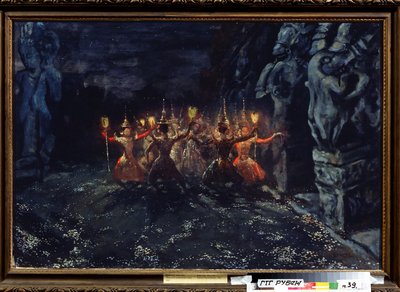 Den siamesiska heliga dansen av Leon Bakst