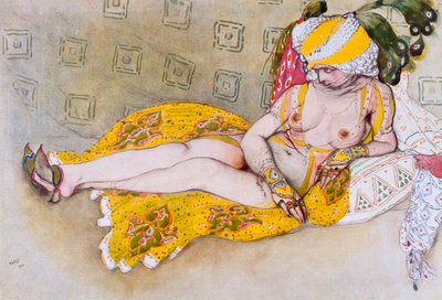Den gula sultanen, 1916. av Leon Bakst