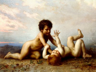 Stridande pojkar, 1889 av Leon Bazile Perrault