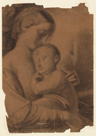 Madonna och barn av Leon Dabo