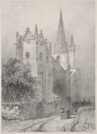 Hennebont kyrka, Bretagne av Leon Gaucherel