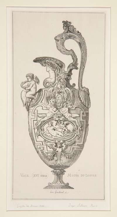 Vas (XVI-talet) Louvren Museum av Leon Gaucherel