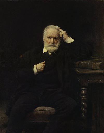 Porträtt av Victor Hugo (1802-85) 1879 av Leon Joseph Florentin Bonnat