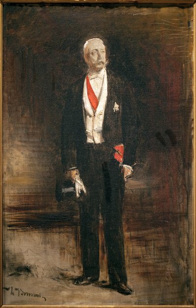 Skiss till fotporträttet av president Felix Faure (1841-1899). Målning av Leon Bonnat (1833-1922), olja på duk av Leon Joseph Florentin Bonnat