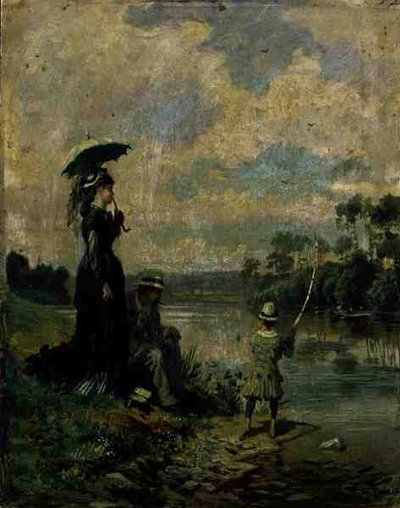 Fiskefesten av Leon Joseph Voirin