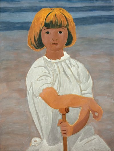 Flicka på stranden av Leon Spilliaert