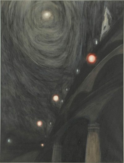 Månsken och ljus, c. 1909. av Leon Spilliaert