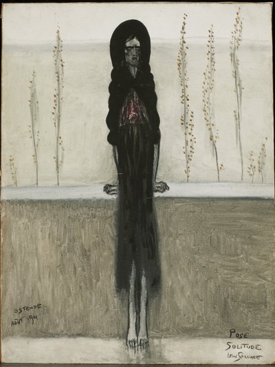 Posering, ensamhet av Leon Spilliaert