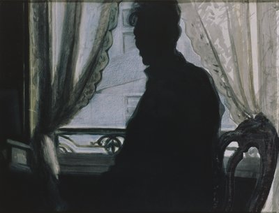 Siluett av konstnären av Leon Spilliaert