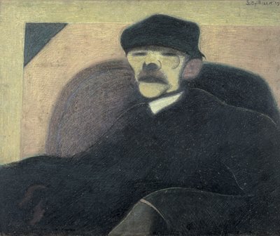 赤い耳を持つ男、ゴーリキースウェディッシュの肖像 av Leon Spilliaert