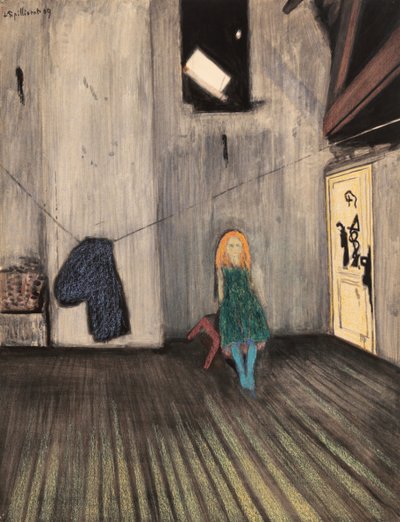 Helt ensam, 1909. av Leon Spilliaert