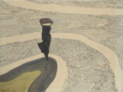 Kvinna vid kusten, 1910. av Leon Spilliaert