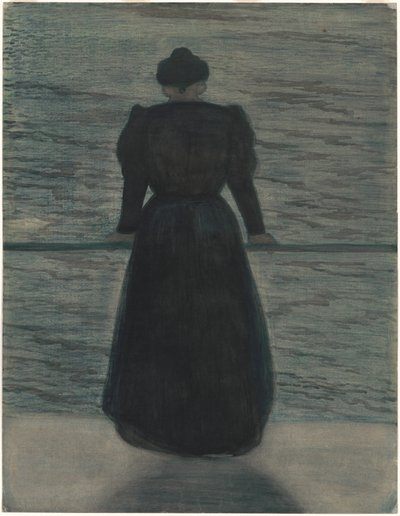 Kvinna vid havet av Leon Spilliaert