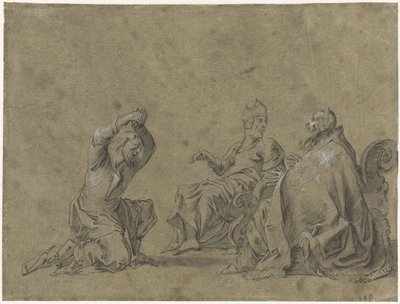Judas tar tillbaka silverbitarna av Leonaert Bramer