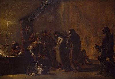 Kristus före Kaifas, 1640-1645. av Leonard Bramer