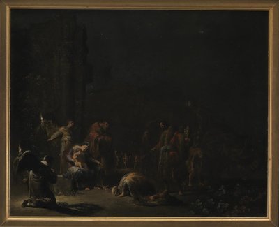 Tillbedjan av Magi av Leonard Bramer