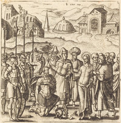 Kristus och centurionen av Leonard Gaultier