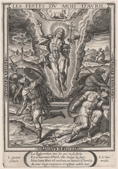 Aprilhelger (april: Uppståndelsen) av Leonard Gaultier