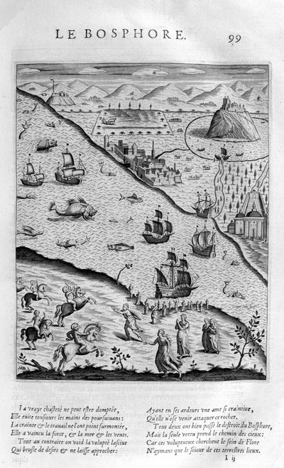 Bosporen eller Bosporen, 1615 av Leonard Gaultier