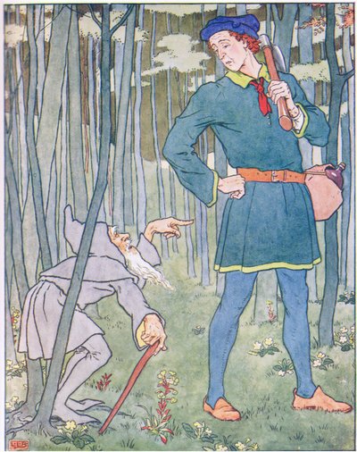 Han träffade en liten gammal grå man av Leonard Leslie Brooke