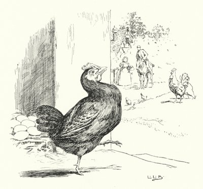 Higgly Piggly, min svarta höna (gravyr) av Leonard Leslie Brooke