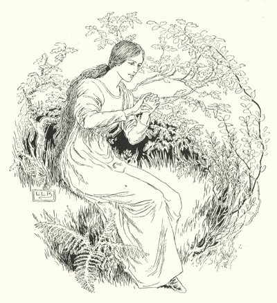 Jag gick till skogen och fick den (gravyr) av Leonard Leslie Brooke